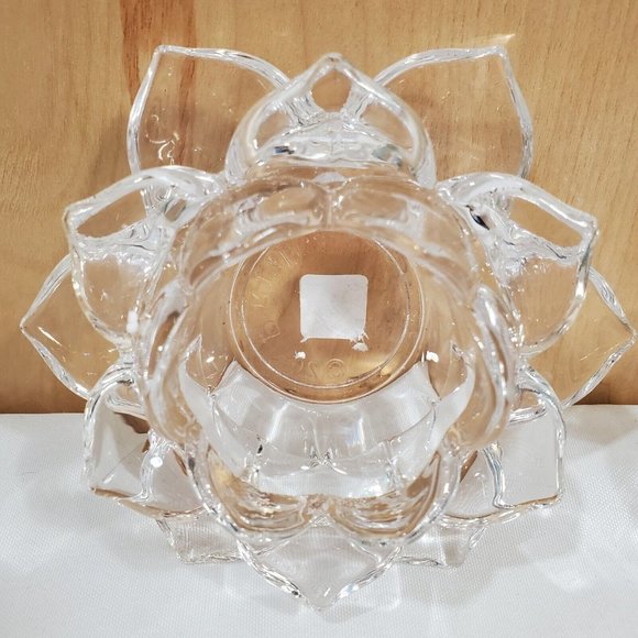 2012 Partylite Lotus Flower Votive Holder set of 2 tealights P91289 floral - Picture 5 of 12